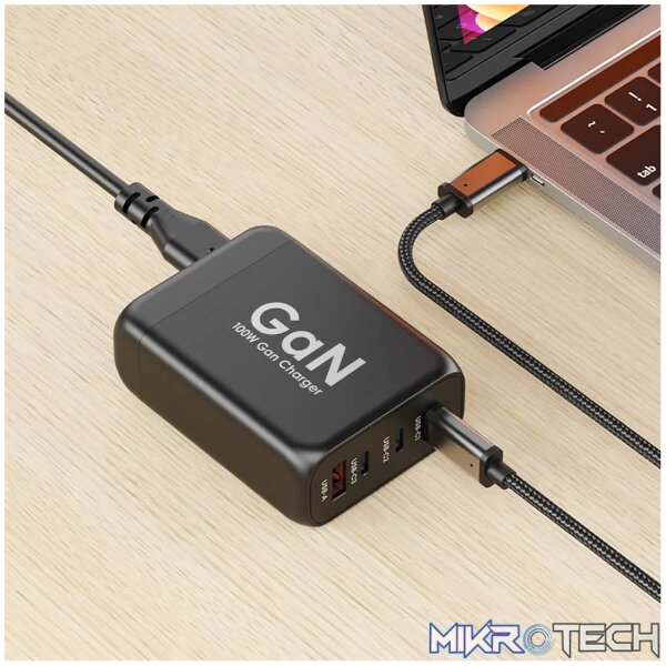 100W GaN fast Type-C PD 4 ports Charger, Laptop Mobile - Pro PD140 - Image 4